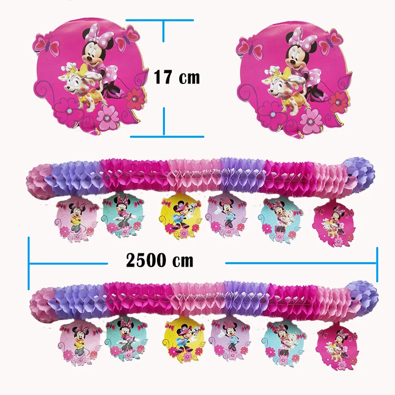 2 5 м детский бумажный баннер на день рождения с рисунком котенка машины Минни