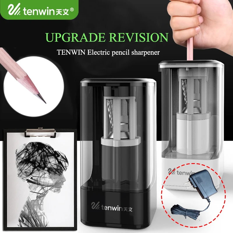 Электрическая точилка для карандашей TENWIN креативные канцелярские
