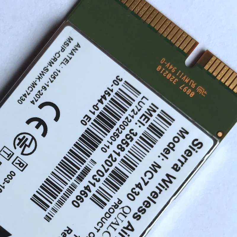 MC7430 LTE 4G Module FDD-LTE TDD-LTE CAT6 HSPA+ GNSS WWAN Card USB 3.0 MBIM Interface 4G Card