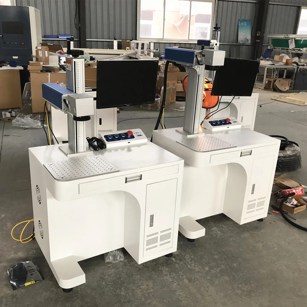 Волоконно-лазерная маркировочная гравировальная режущая машина 20 Вт 30 50 хорошее