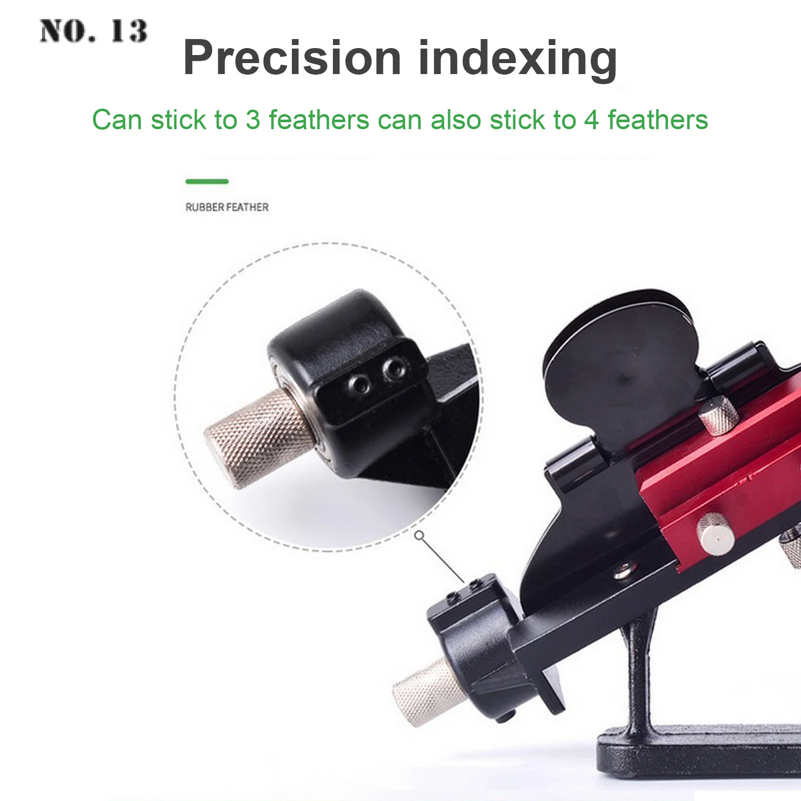 Metal Feather Gluer Adjustable Fixture Tool Feathers Stick with Straight Clamp for DIY Arrows Shafts | Инструменты