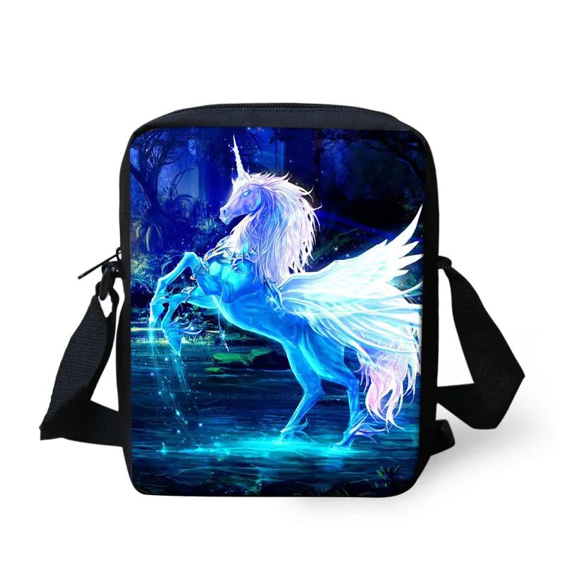 3 шт./комплект Детский рюкзак с принтом сумасшедшая лошадь|Мужские рюкзаки| |