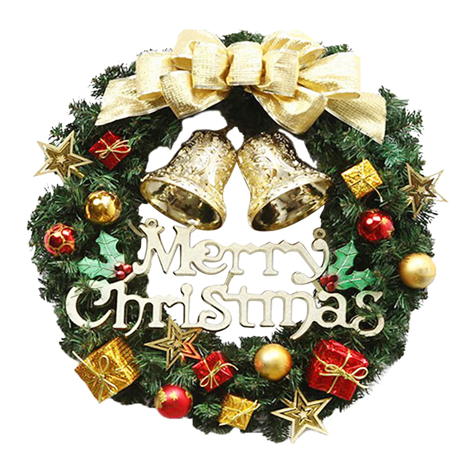 

Рождественское украшение, 30 см, искусственная гирлянда, дверь, окно, реквизит, фон, подвесной логотип, гирлянда