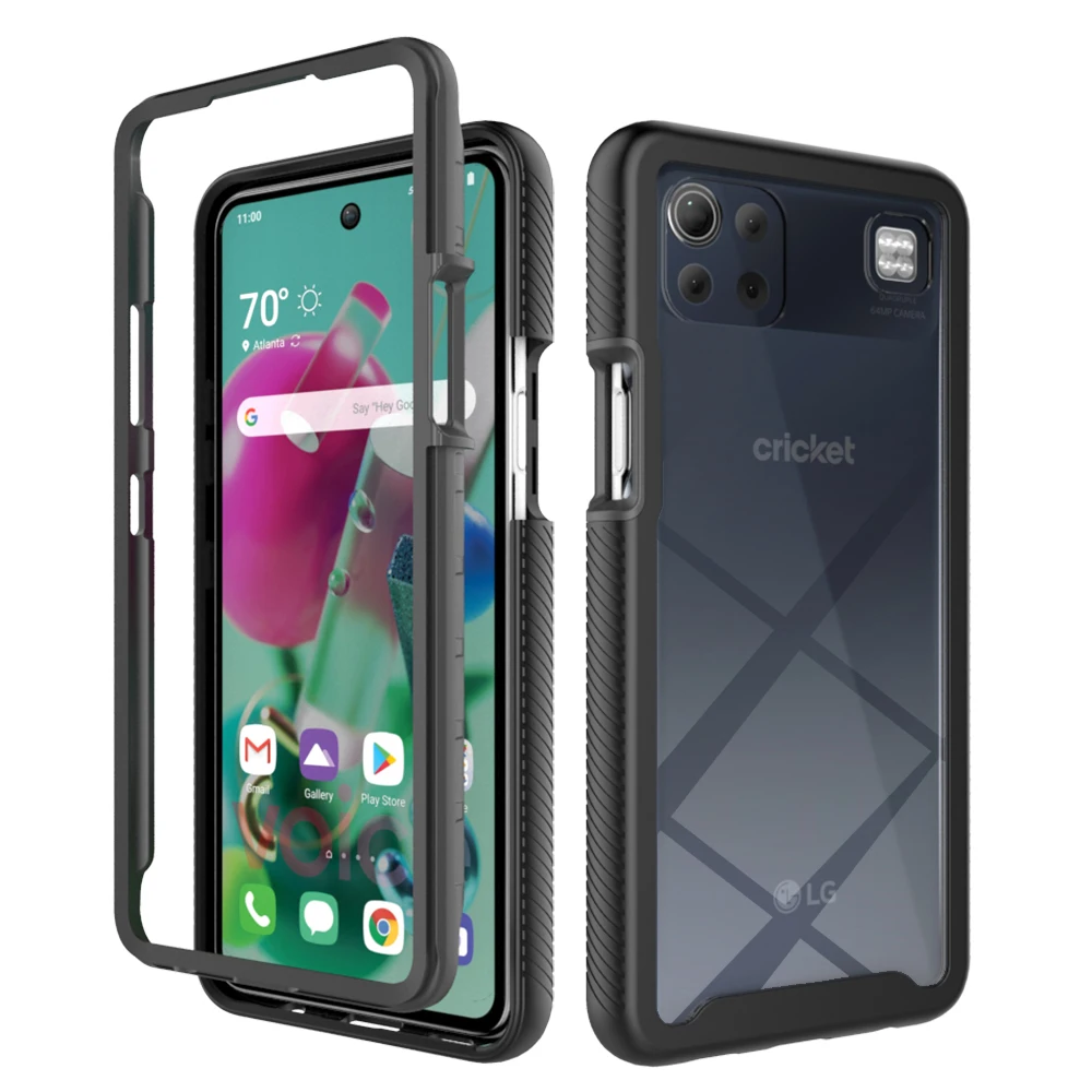 360 полная защита для LG K92 5G чехол Heavy Duty бампер задняя прозрачная TPU Защитный