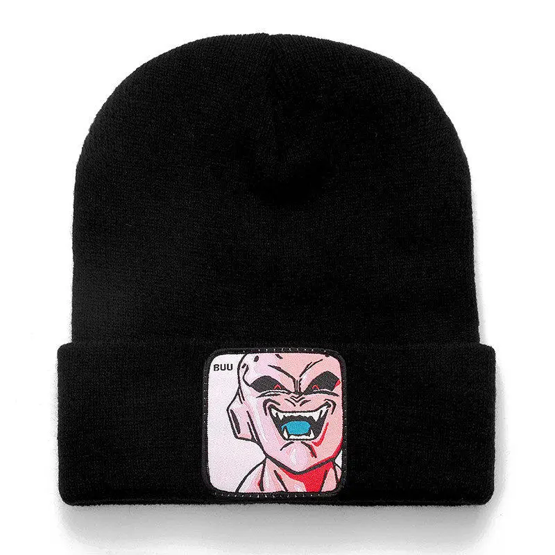 

Majin Buu Beanie High Quality Cotton Casual Beanies for Men Women Warm Knitted Winter Hat Fashion Solid Unisex Cap