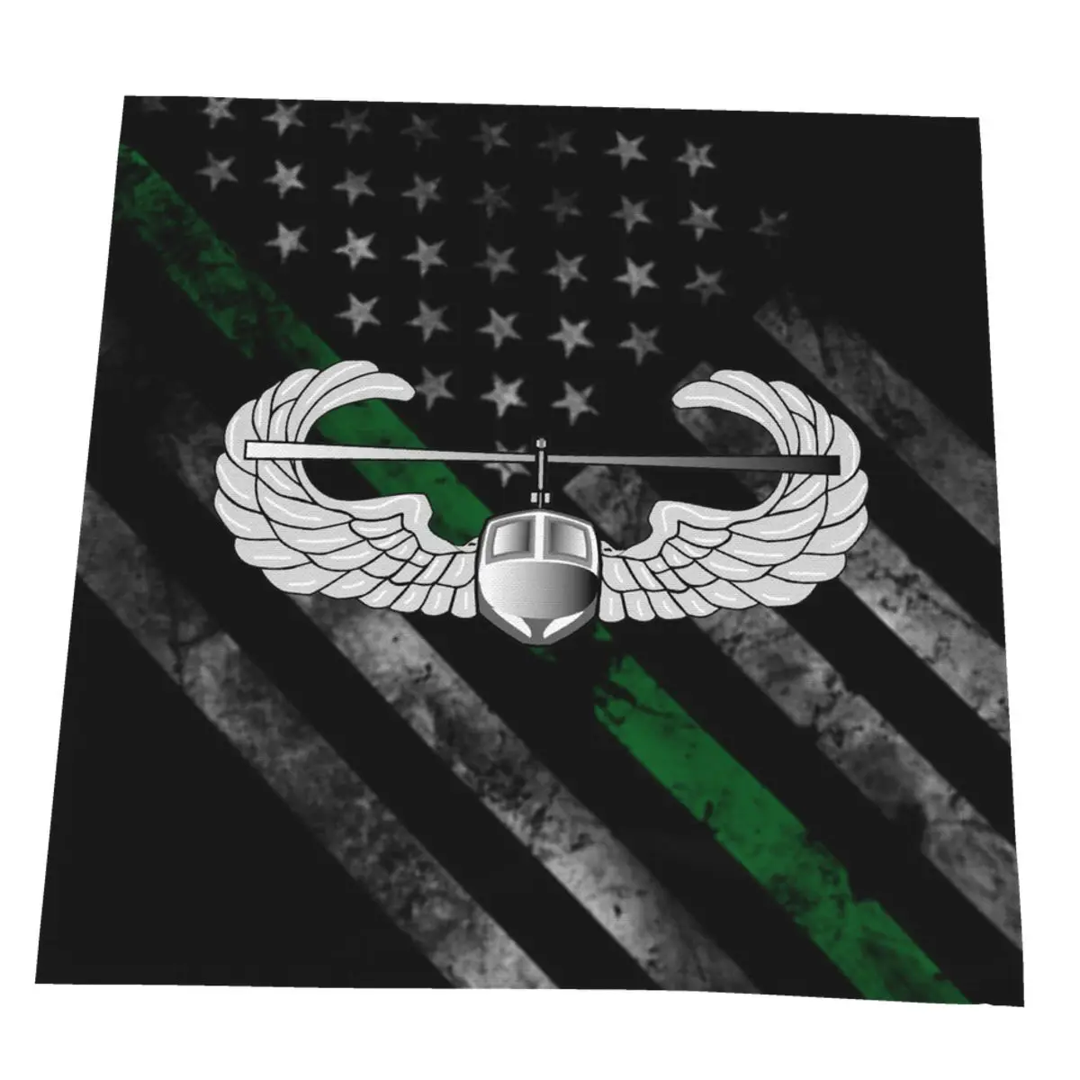 

Army Airborne Badge Microfiber Absorbent Rag Cleaning Cloth Dishcloth Kitchen Napkins Linen Placemat Soft Dining Table Mat