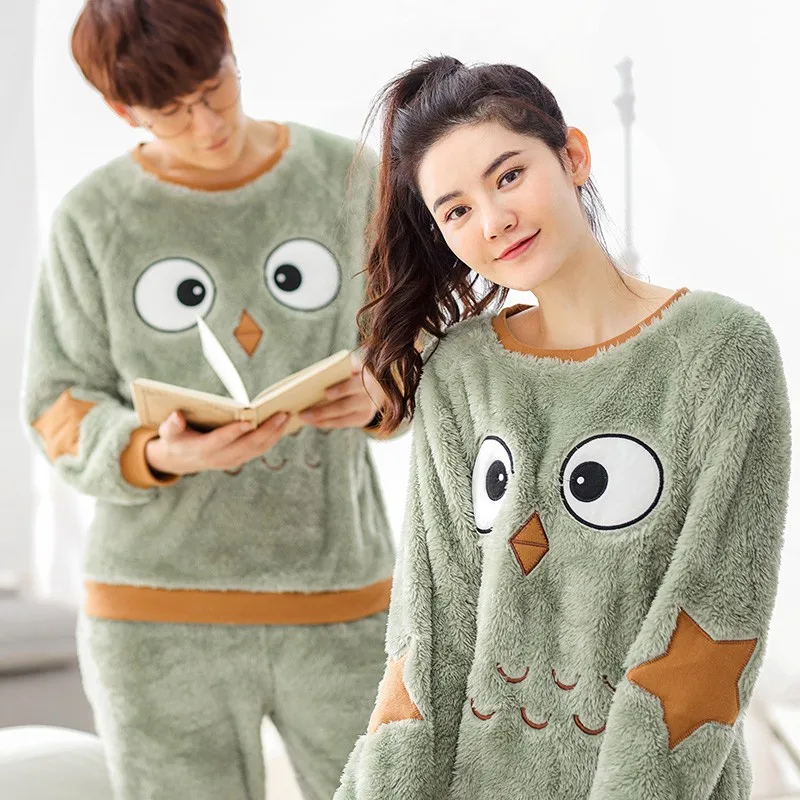 JRMISSLI комплект пижам из хлопка Фланелевая пижама домашний костюм для влюбленных