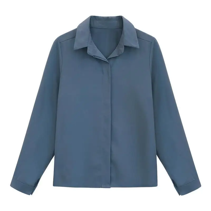 

Shirt Women Spring New Korean Fashion Long-Sleeve Blouse Plus Size Top Women
