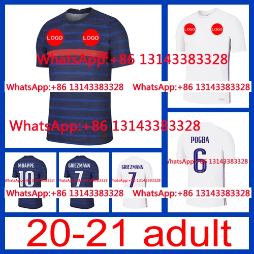 

2021 Free shipping 2020 Best quality 20-21 France custom shirt adult Top Best