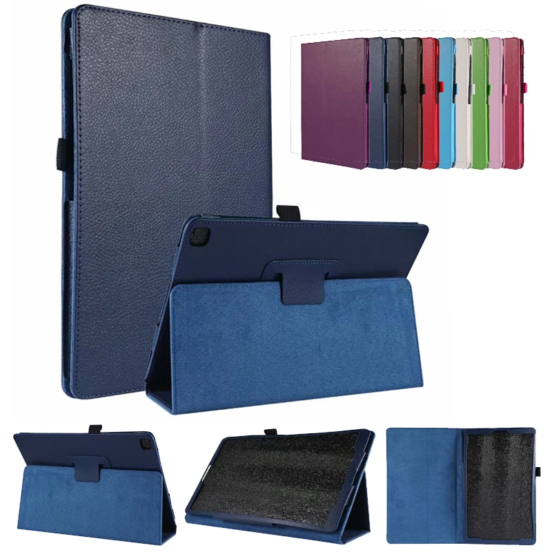 Чехол книжка из искусственной кожи с зернистой фактурой для Samsung Galaxy Tab A 10 1 2019 T510