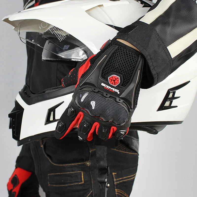 Мужские мотоциклетные перчатки для мотокросса гоночные закрывающие пальцы