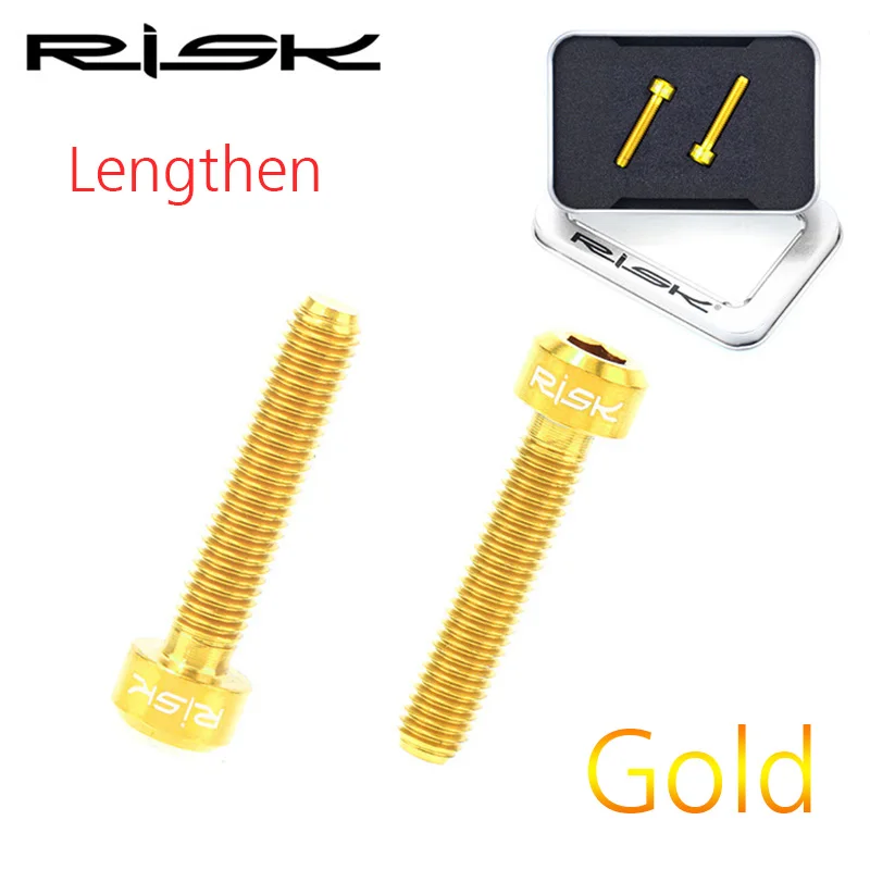 Крепежные болты для велосипедных тормозных рычагов из титанового сплава M5 х 25 мм