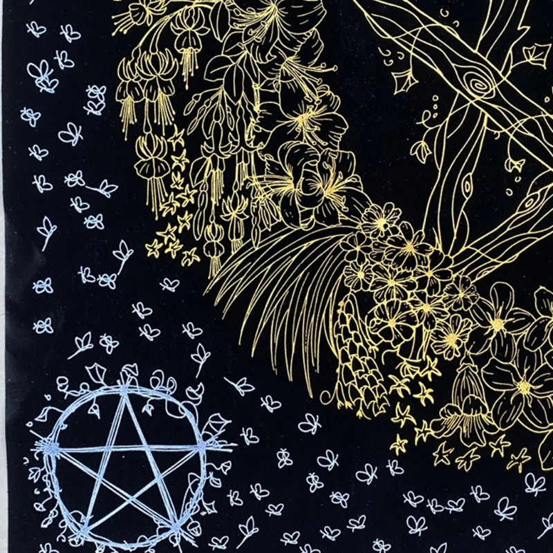 

H053 Divination Tablecloth Ta-rot Cards Bag Board Card Pad Game Cloth Board Game Accessories Flannel Ta-rot