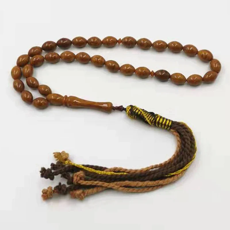 Мусульманский мужской браслет из смолы Tasbih 33 prayerbeads Турция королевская ручная