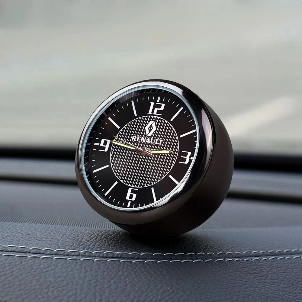 Часы для салона автомобиля аксессуары украшения приборной панели Renault Megane 3 4 Clio