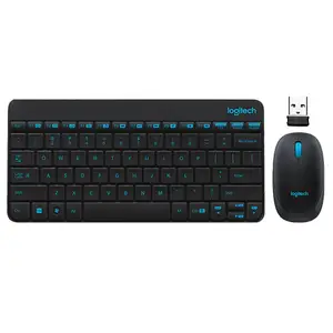 logitech mk245 nano keyboard mouse combo gaming laptop pc clavier gamer original waterproof ergonomics keyboards mouse set free global shipping