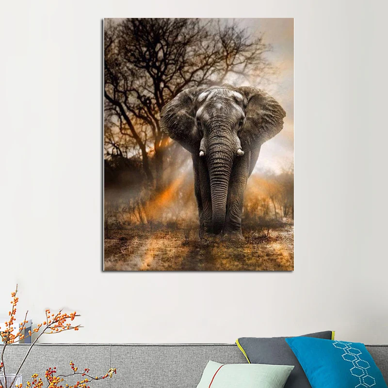 5D Diy Алмазная картина животное тигр вышивка крестом полный круглый горный