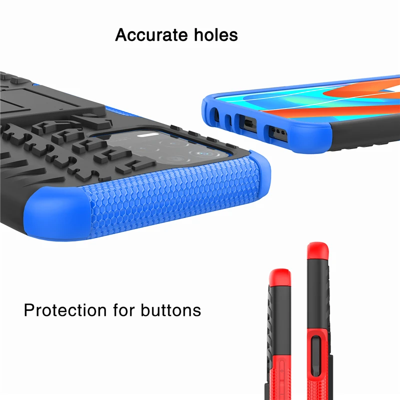 For OPPO Realme V13 Case Robot Silicone Shell Coque Rubber Hard Stand Protector Case For Realme V13 Cover For Realme V13 Case
