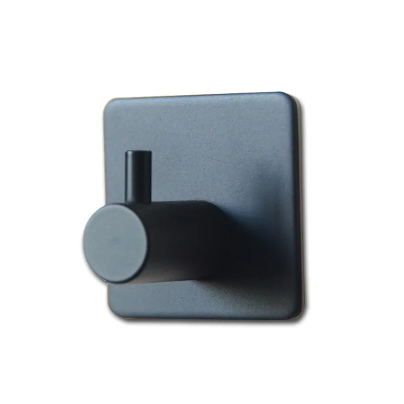 

Черный крючок, настенный крючок, крючок для полотенец для ванной комнаты, алюминиевый крючок для пальто, Прочная вешалка для кухонного обор...