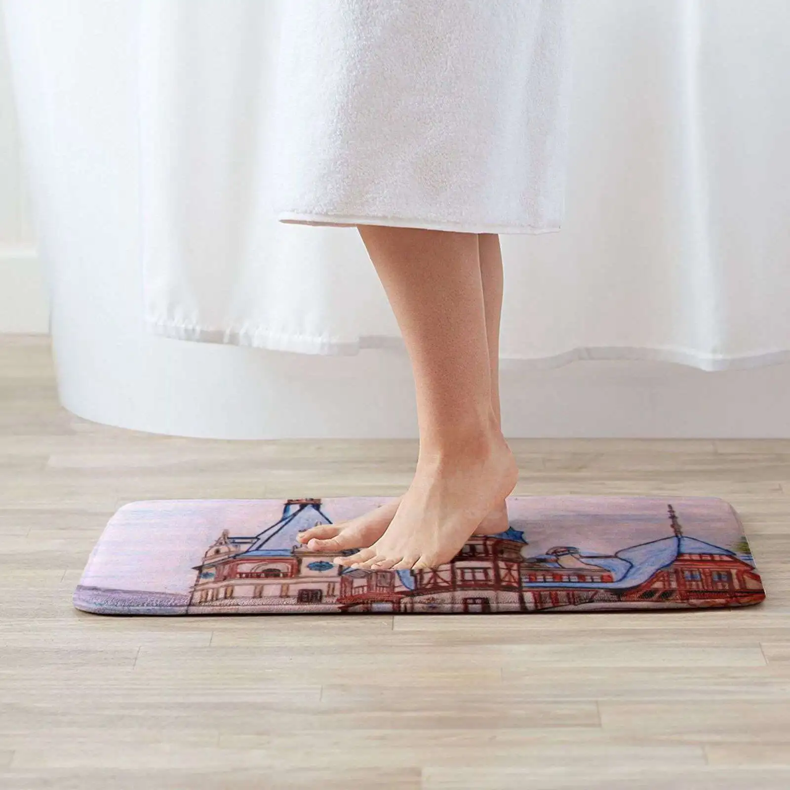 Детали из моих цветных карандашей рисунок замка Пелеса Прахова округ Румынии 1873