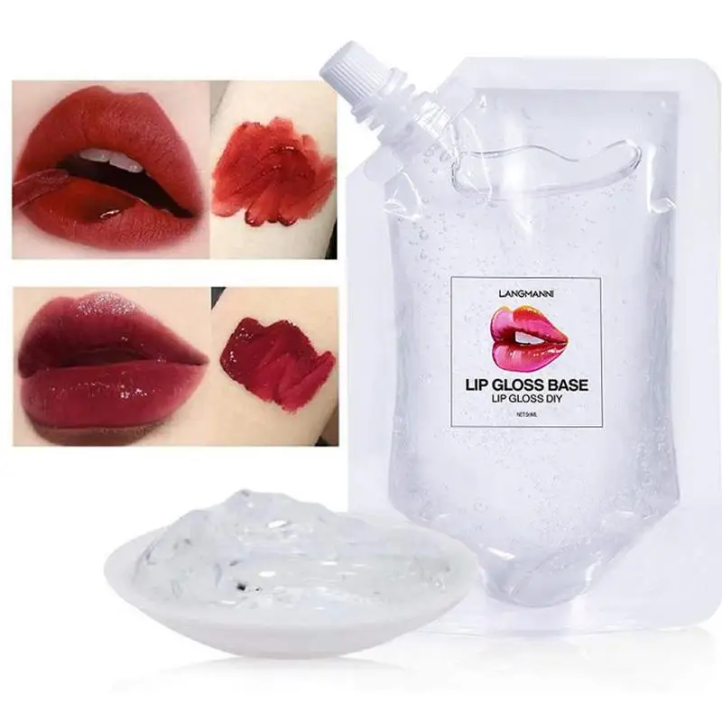 

Sexy Clear Lip Gloss Base Oil Not Sticky Moisturizing Material Gel Lipstick Liquid Makeup Diy Cosmetics Lipgloss Handmade O9U6