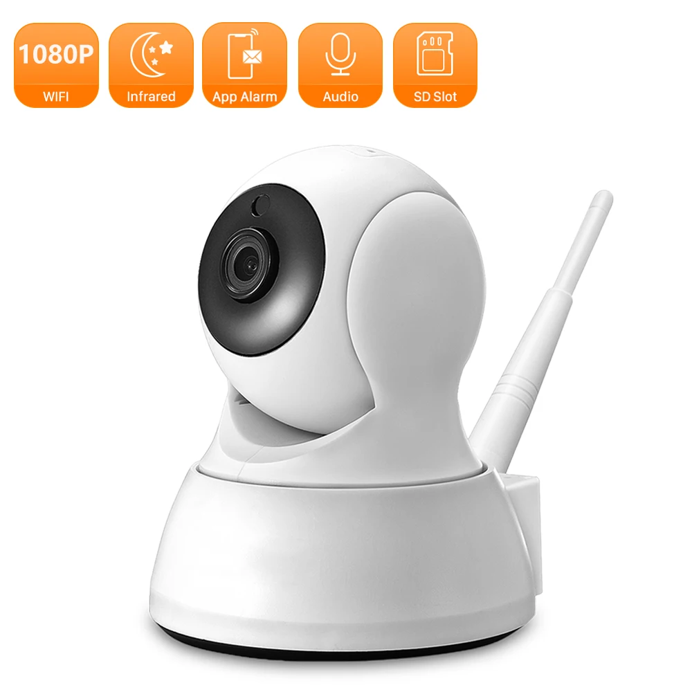 

ANBIUX 1080P Wifi IP Camera 720P IR Night Vision Motion Detect Home Mini Security Camera Two Way Audio Pet Camera Baby Monitor