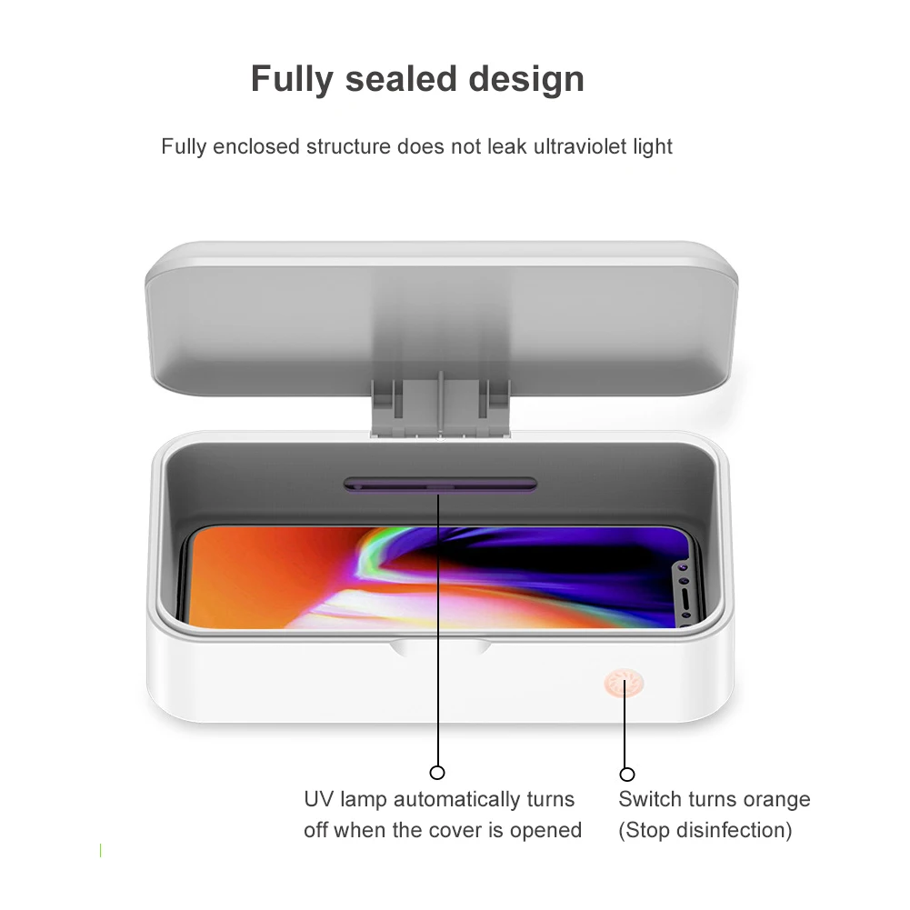 Стерилизатор для УФ-зубной щетки 3 минуты одна кнопка | Дом и сад