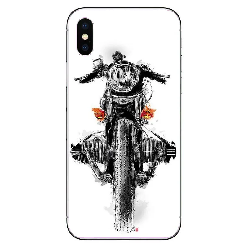 Soft TPU Silicon Phone Cases Retro Moto Cross Motorcycle Sports Cover for iPhoneXS Max XR 8 7 6 6S Plus X 5S Shell Coque Funda | Мобильные