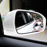 new car 360 degree wide angle convex mirror small round side blindspot rearview parking mirror framless blind spot mirror