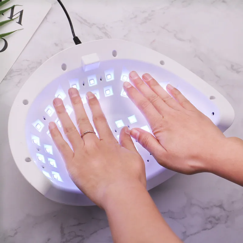 Modern 1 LED Nail Lamp with 42 Pcs For All Gels Polish Sun Light Manicure Dryer Drying Smart LCD Display | Красота и здоровье