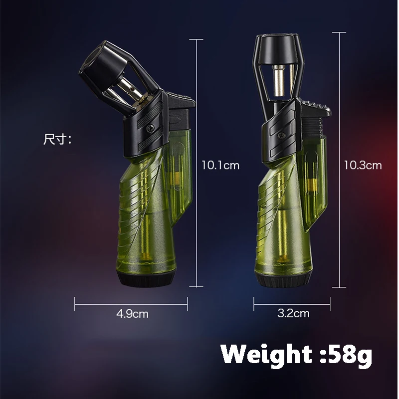 Зажигалка-фонарь регулируемая ветрозащитная газовая зажигалка с реактивным