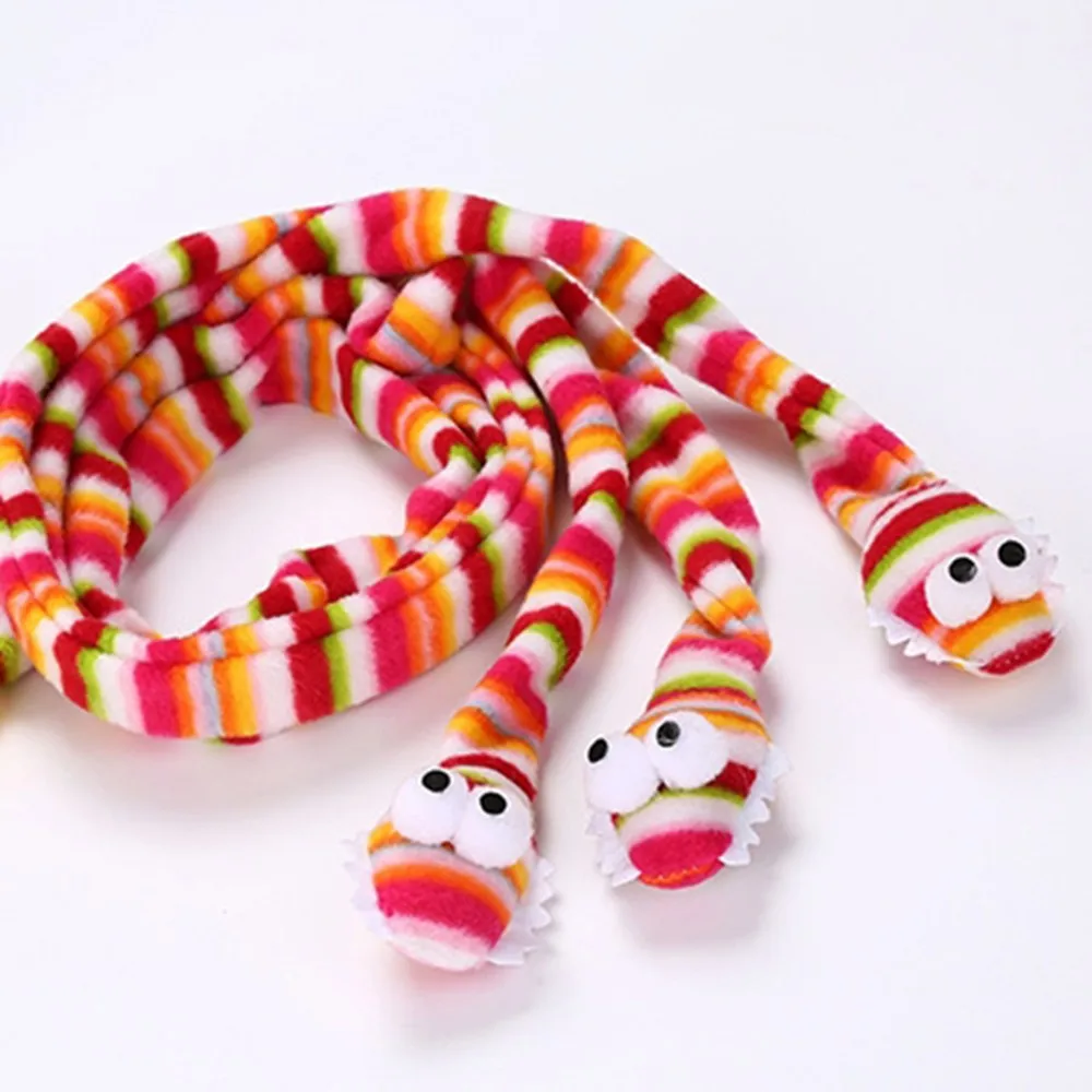 Мультяшная змеиная палочка пластиковые игрушки для домашних животных кошек