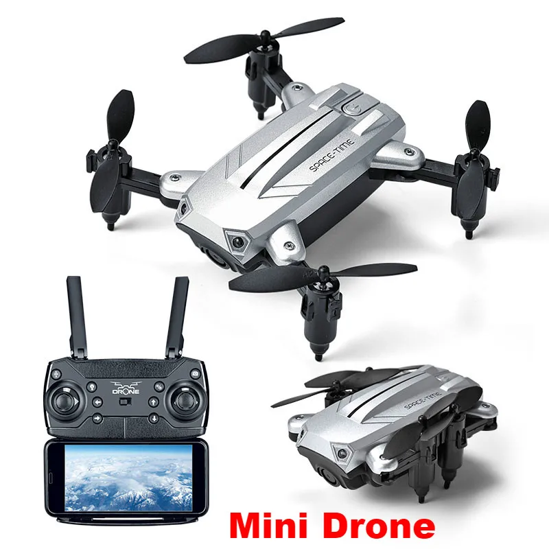 RC микро Дрон карманный мини складной один ключ возврат 360 подвижных головок