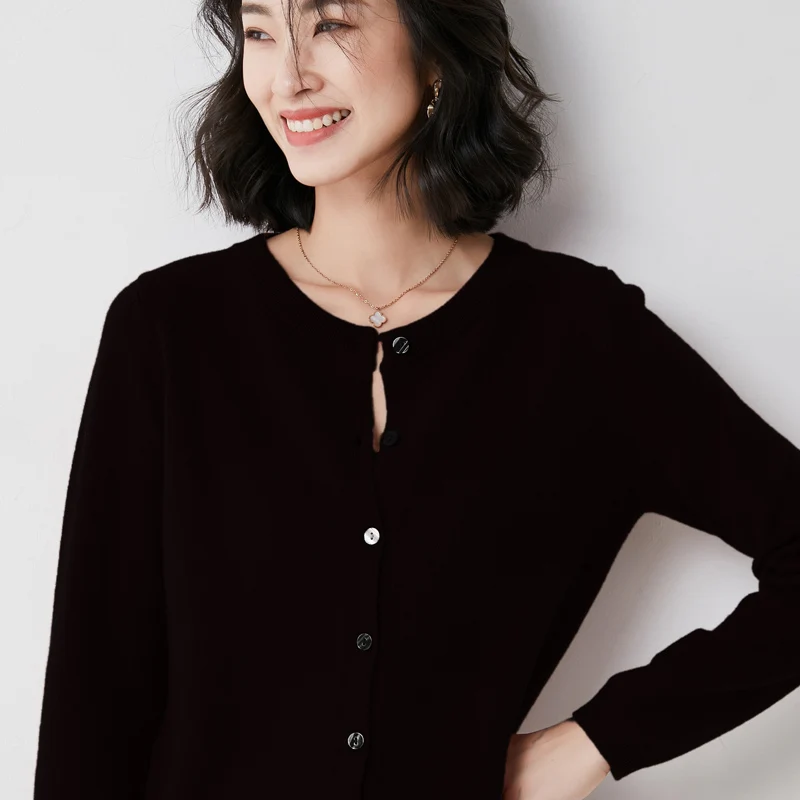 

adohon 2021 Cardigans for woman summer sweaters knitted jumper High Quality Female knitwear O-neck cool comfortable Loose