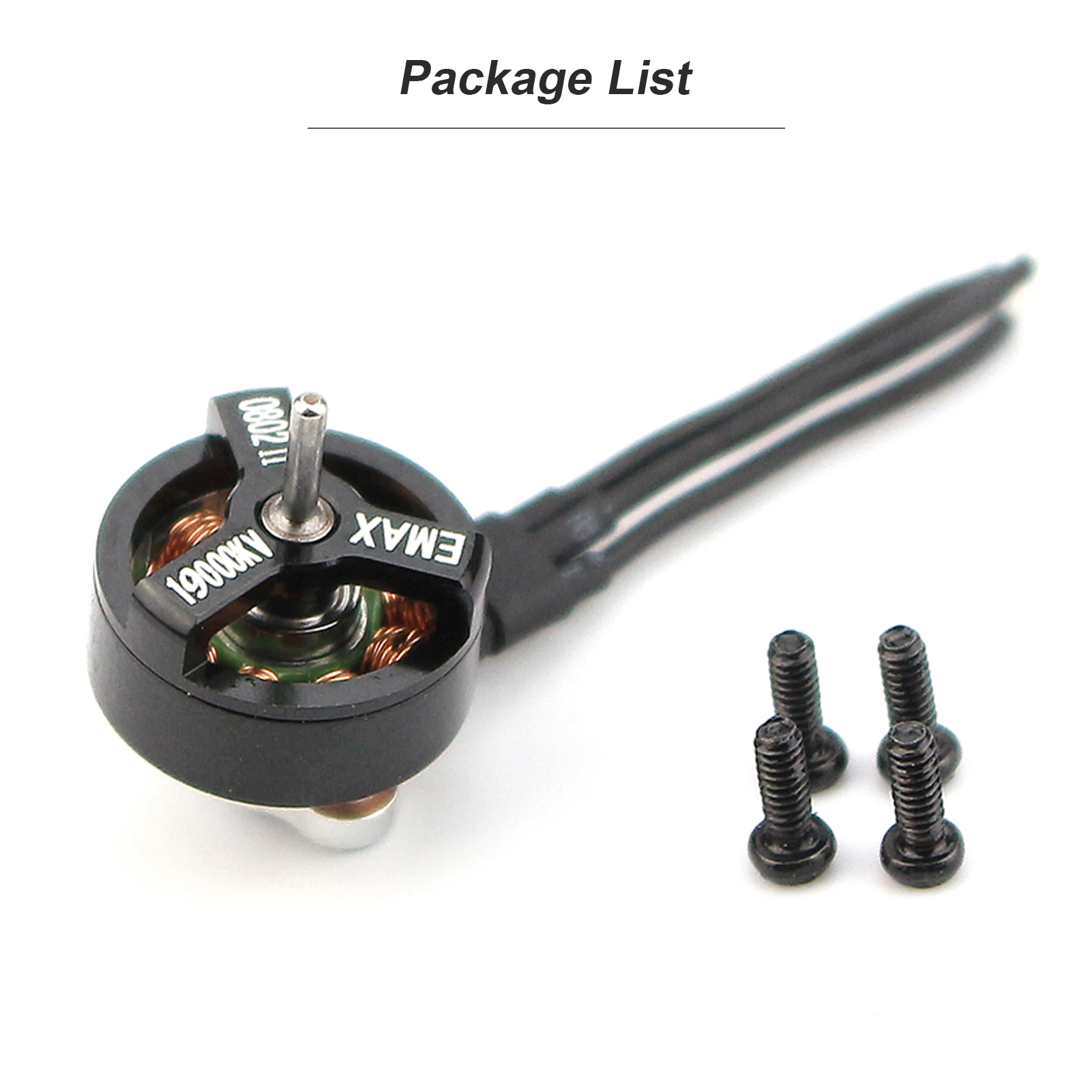 Для EMAX Nanohawk 65 мм FPV гоночного дрона TH0802 II 19000KV бесщеточный двигатель|Детали и
