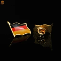 germany proud country badge waving flag brooch lapel butterfly buckle metal collectibles pin