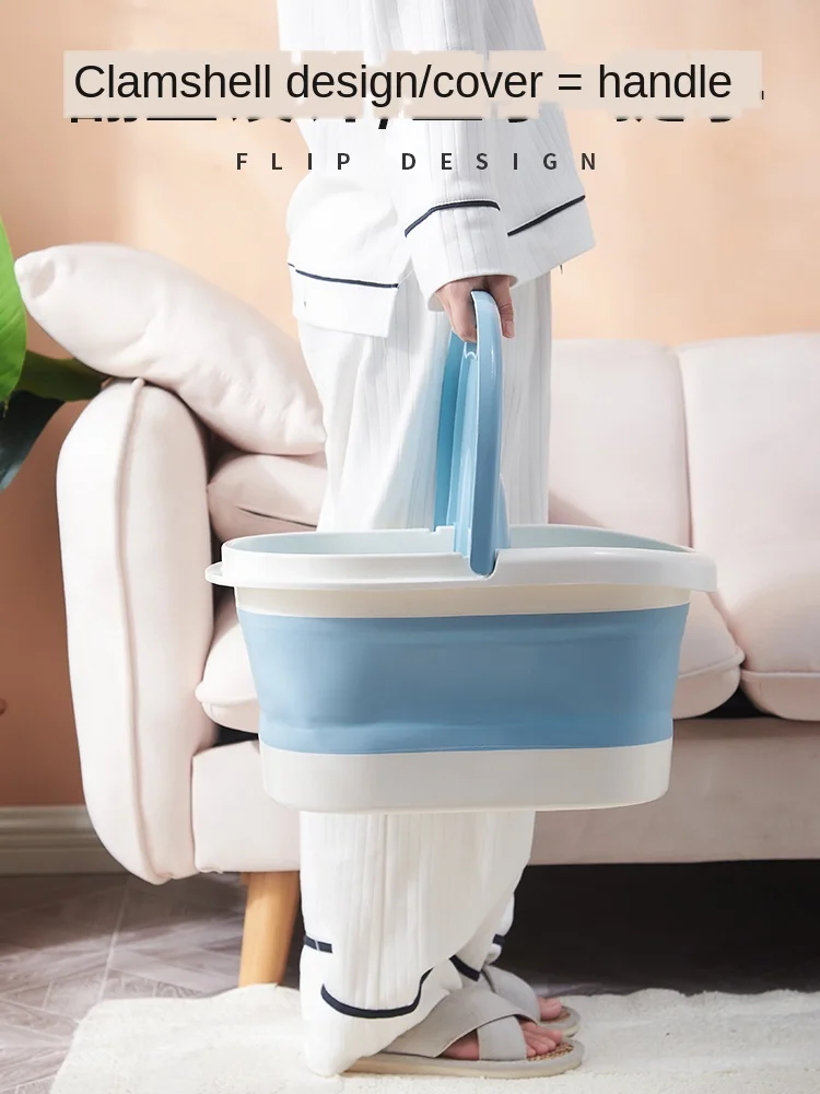 

Folding foot bath automatic heating constant temperature foot bath barrel household footbath electric massage foot bath