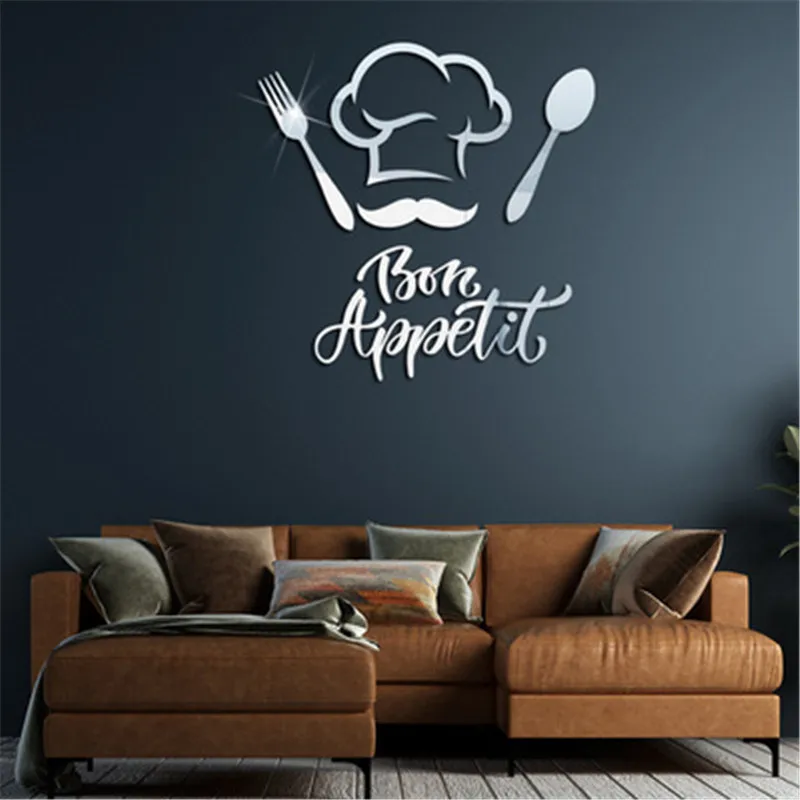 Наклейка на стену с французскими котировками наклейка для шеф-повара кухни