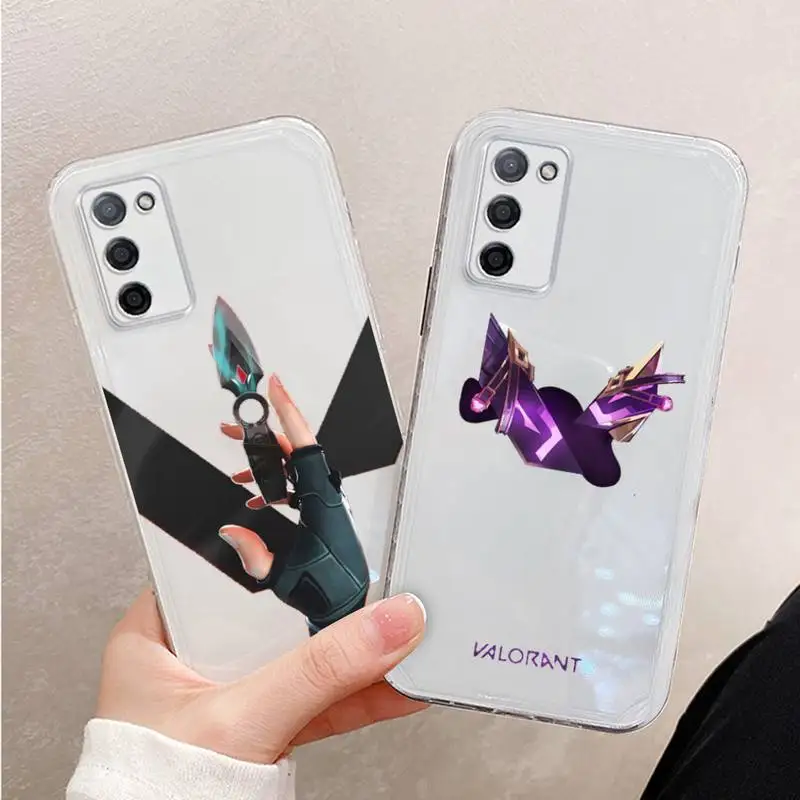 

valorant Phone Case For Xiaomi Mi 11 Ultra Lite 10 Redmi Note 9 8 7 9a K30S K40 Pro Transparent Coque