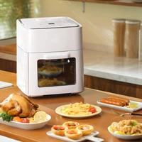 12l air fryer high capacity visual oven 360 autorotation led touch multifunction 6 in 1 for french fries dried fruit popcorn