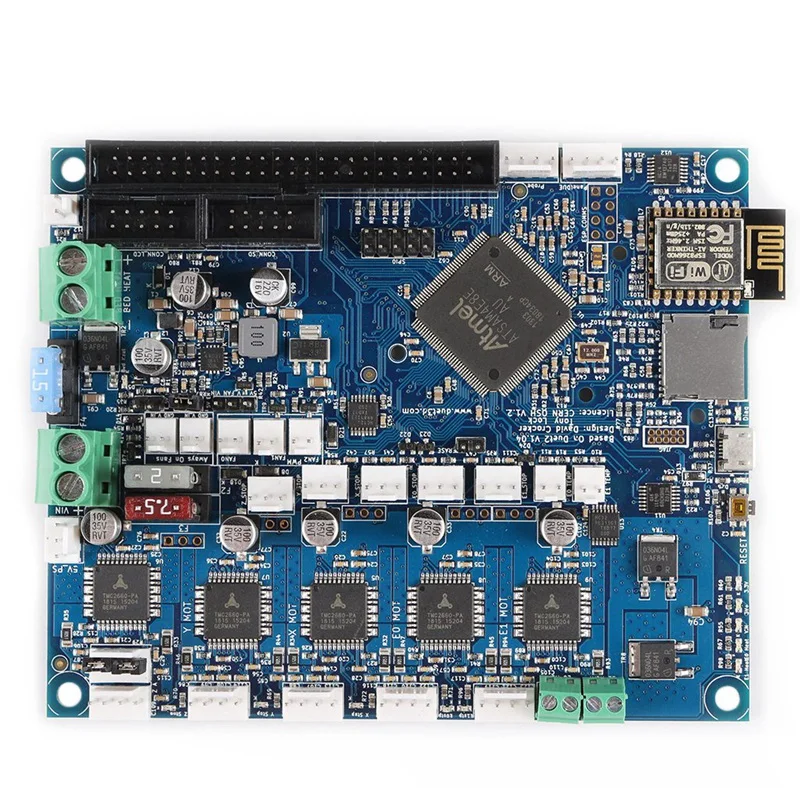 Материнская плата для 3D принтера клонированная Duet 2 Wi Fi V1.04 контроллер с 7 дюймовая