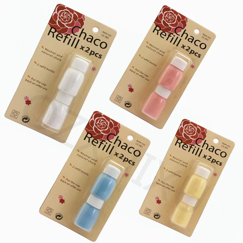 Tailor's Chalk DIY Sewing Parts Chalk Wheel Spares Four Colours- Rosy red / Yellow / Blue /white chalk wheel refill 5BB5771