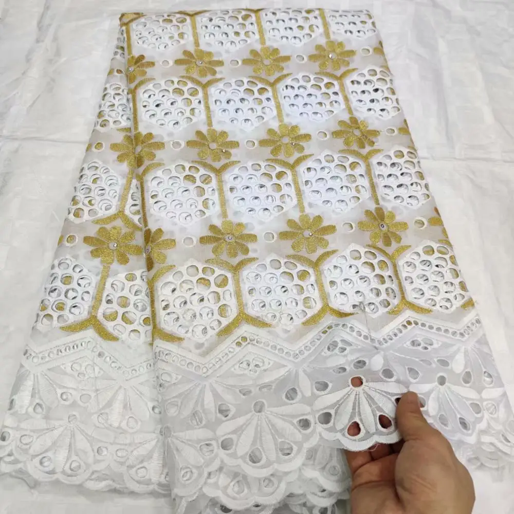 5 ярдов швейцарская кружевная ткань 2019 последние с крупным бисером вышивка