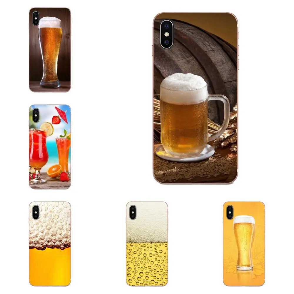 Роскошный чехол для телефона с пивным бокалом пива летняя еда Cocktai Huawei Mate 9 10 20 P P8 P9