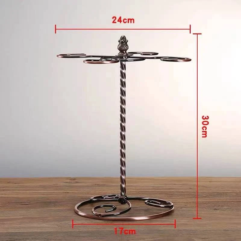 

European Vintage Wine Cup Holder for Household Upside-down Goblet Shelf Creative Hanging