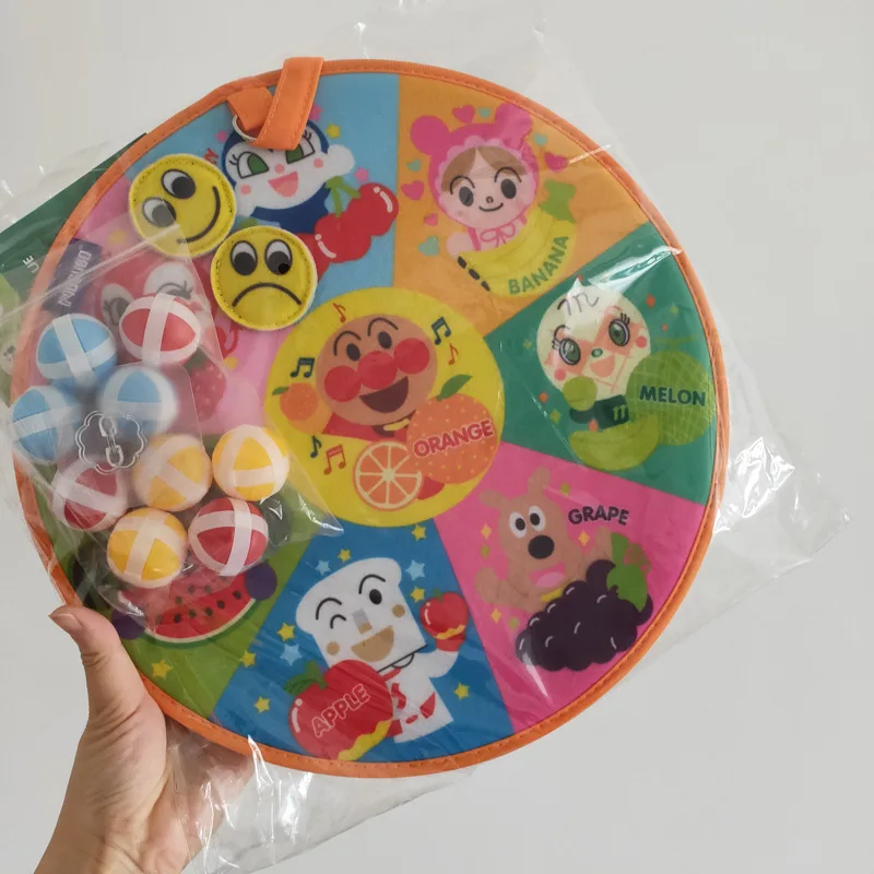 

Anpanman Planet Throwing Ball Target Set Indoor Throwing Dart Board Velcro Sticky Ball Parent-child Game Toy Set