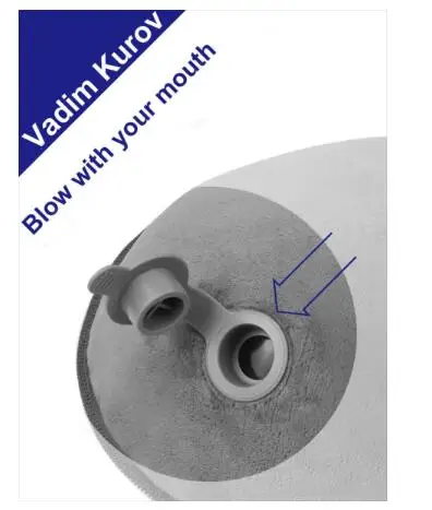 Надувная U-образная подушка для шеи путешествий офиса самолета вождения