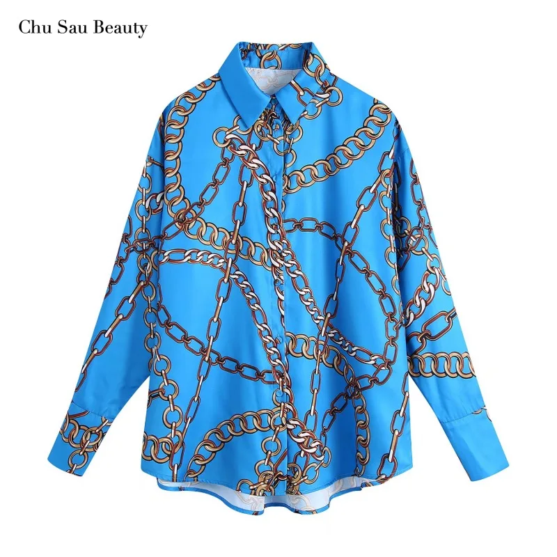 

Блузка женская с отложным воротником и длинным рукавом, на весну/осень