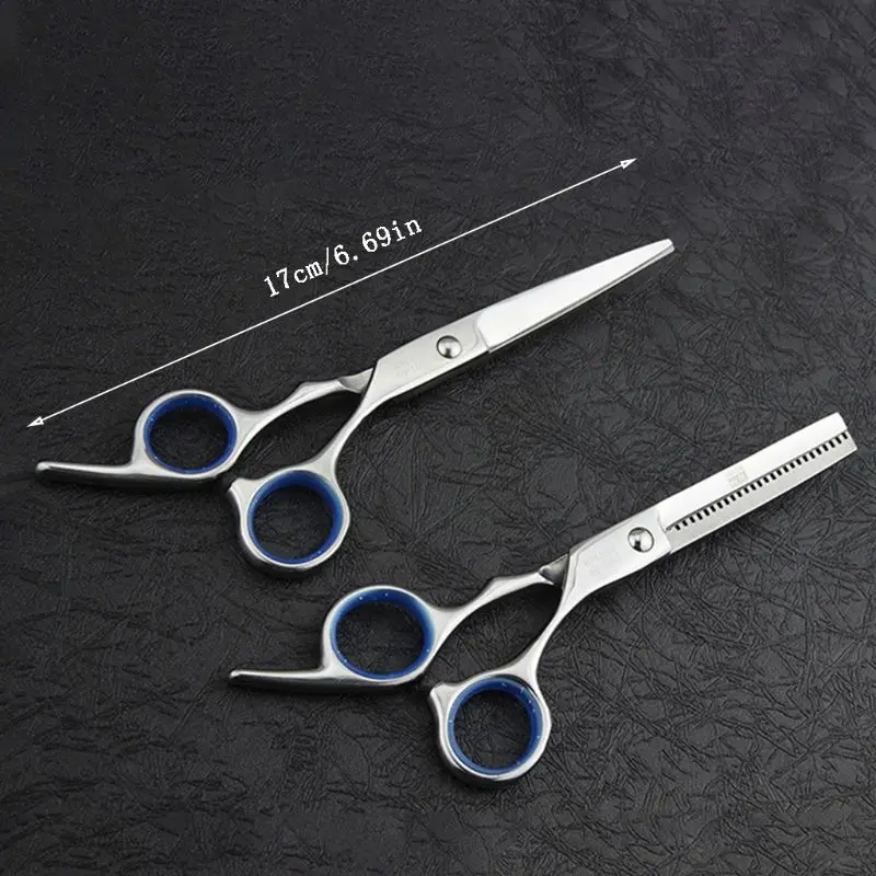 

Professional Hairdressing Shears Haircut Tool Kit with Comb Salon Barber Scissors for Grooming Hair Styling