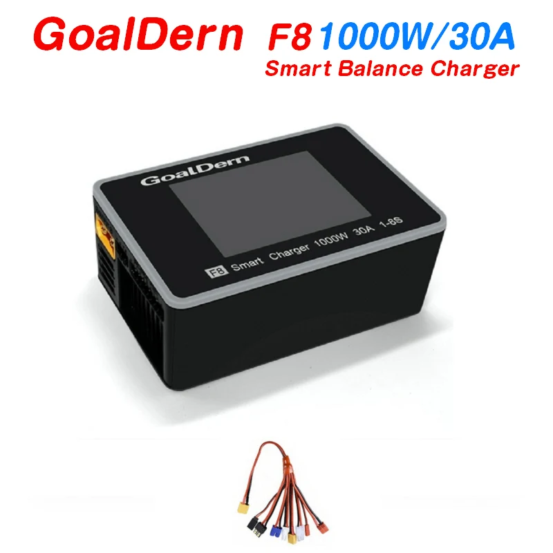 

GoalDern F8 1000W 30A Smart Battery Balance Charger Discharger For 8S LiFe Lilon LiPo LiHv Battery